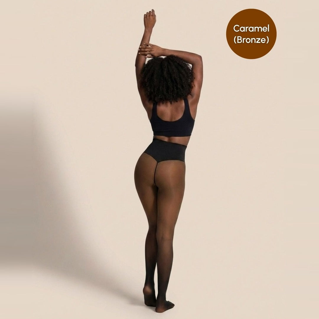 Auryve™ Sheer Illusion Fleece-Lined Tights